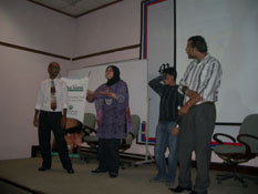 photo: Galuh teaching